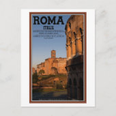 Rome - Colosseum en tempel van Venus Briefkaart (Voorkant)