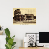 Rome, Colosseum in c. 1900 Poster (Thuiskantoor)