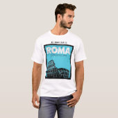 Rome Colosseum - Inspirerend reis T-shirt (Voorkant volledig)