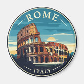 Rome Colosseum Italië Magneet (Voorkant)