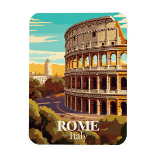 Rome Colosseum Italië Reizen Souvenir Magneet