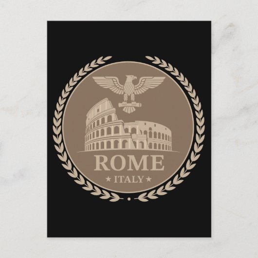 Rome Colosseum Italy Europe Briefkaart (Voorkant)