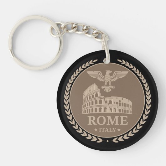 Rome Colosseum Italy Europe Sleutelhanger (Voorkant)