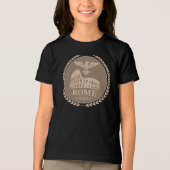 Rome Colosseum Italy Europe Tri-Blend Shirt (Voorkant)