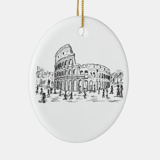 rome colosseum keramisch ornament (Rechts)