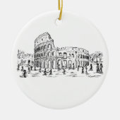 rome colosseum keramisch ornament (Voorkant)