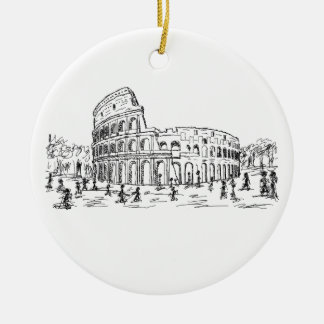 rome colosseum keramisch ornament