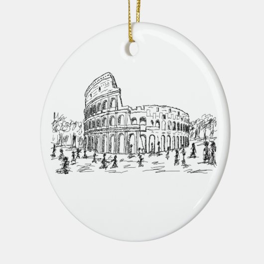 rome colosseum keramisch ornament (Links)