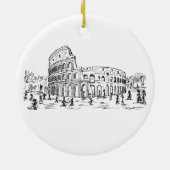 rome colosseum keramisch ornament (Achterkant)
