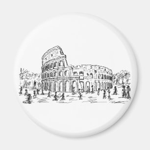 rome colosseum magneet