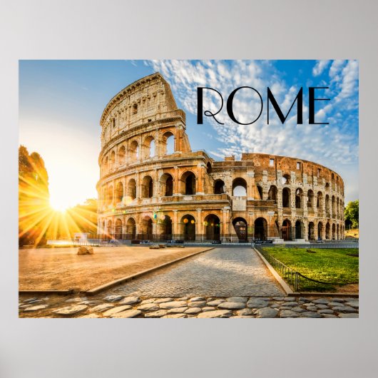 Rome Colosseum Poster (Voorkant)
