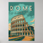  Rome Colosseum Poster (Voorkant)