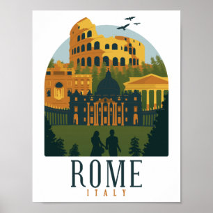 Rome Colosseum  Poster