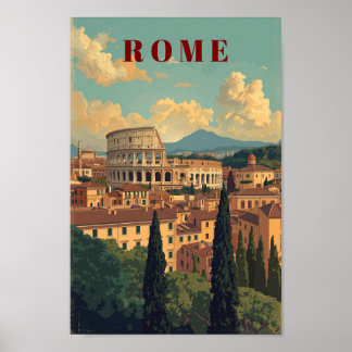 Rome Colosseum Poster Muurkunst