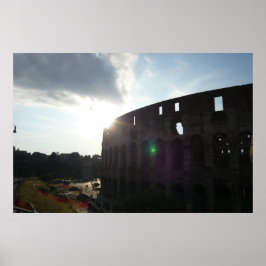 Rome Colosseum Poster Print