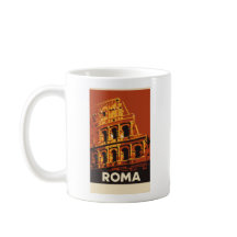 Rome Colosseum Poster Vintage Reizen Italië 