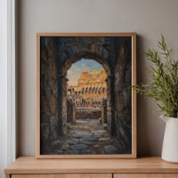 Rome Colosseum Schaduwen Boog Kunst