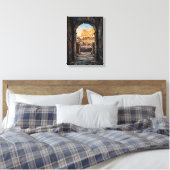 Rome Colosseum Schaduwen Boog Kunst Canvas Afdruk (Insitu (Slaapkamer))
