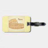 Rome Colosseum Schets Bagagelabel (Achterkant horizontaal)