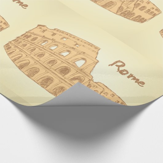 Rome Colosseum Schets Cadeaupapier (Hoek)