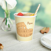 Rome Colosseum Schets Papieren Bekers
