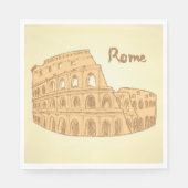 Rome Colosseum Schets Servet (Voorkant)