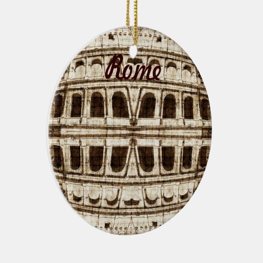 Rome, Colosseum-sierbloem Keramisch Ornament (Rechts)