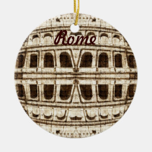 Rome, Colosseum-sierbloem Keramisch Ornament