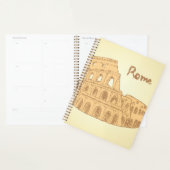 Rome Colosseum Sketch Spiral Planner (Display)