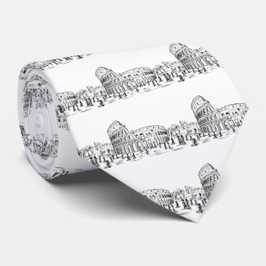 rome colosseum stropdas (Opgerold)