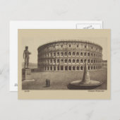  Rome Colosseum Travel Briefkaart (Voorkant / Achterkant)