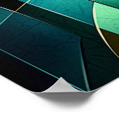 Rome Cubistisch Erfgoed – Modern Geometrisch Colos Poster (Hoek)