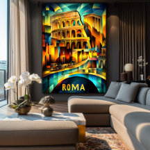 Rome Cubistisch Erfgoed – Modern Geometrisch Colos