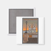 Rome - De Spaanse Trappen Magneet (Voorkant / Achterkant)