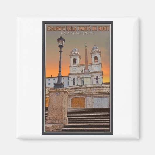 Rome - De Spaanse Trappen Magneet (Voorkant)