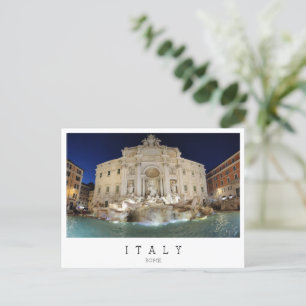 Rome, de Trevifontein, Italië Briefkaart