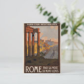 Rome door de Mont-Cenis Briefkaart (Staand voorkant)