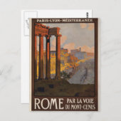 Rome door de Mont-Cenis Briefkaart (Voorkant / Achterkant)