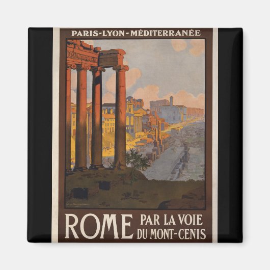 Rome door de Mont-Cenis Magneet (Voorkant)