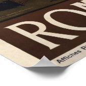 Rome door het Mont-Cenis-reisposter Poster (Hoek)