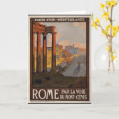 Rome door mont-Cenis Kaart (Gele Bloem)