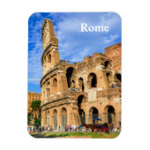 Rome en Colosseum Vinyl Magneet (Verticaal)
