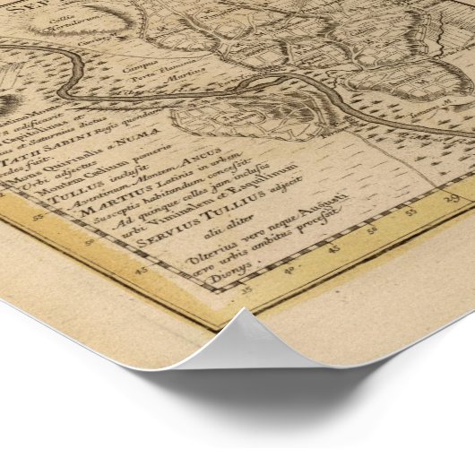 Rome en Italië Poster (Hoek)