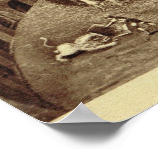 Rome, entertainment in het Colosseum Poster (Hoek)