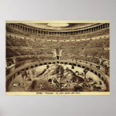 Rome, entertainment in het Colosseum Poster (Voorkant)