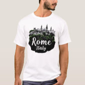 Rome Eternal City Art | Iconisch Italiaans design T-shirt (Voorkant)