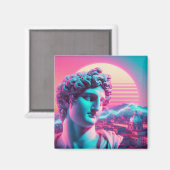 Rome | Ethereal Dreamy Urban Vaporwave Retrowave Magneet (Voorkant / Achterkant)
