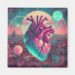 Rome | Ethische Dromerige Stedelijke Vaporwave Ret Magneet