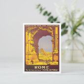 Rome Express-reisposter Briefkaart (Staand voorkant)
