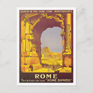 Rome Express-reisposter Briefkaart
